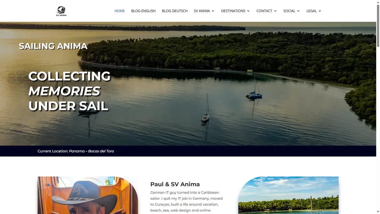 Sailing Anima Project Sailing the Caribbean